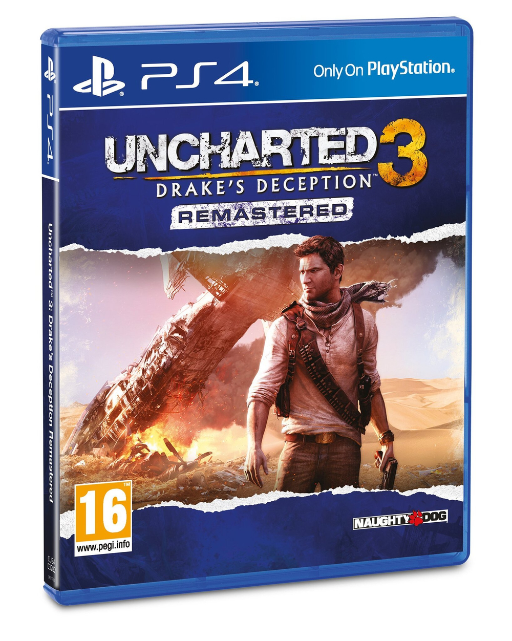 Uncharted 3 Remastered Sony PS4 английский язык