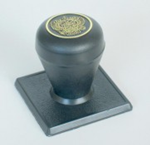 СТАНДАРТ Ручная оснастка для штампа прямоугольная 50х50 мм, ручка капля