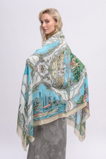 Шарф/Палантин «Объединенные Арабские Эмираты–Россия»