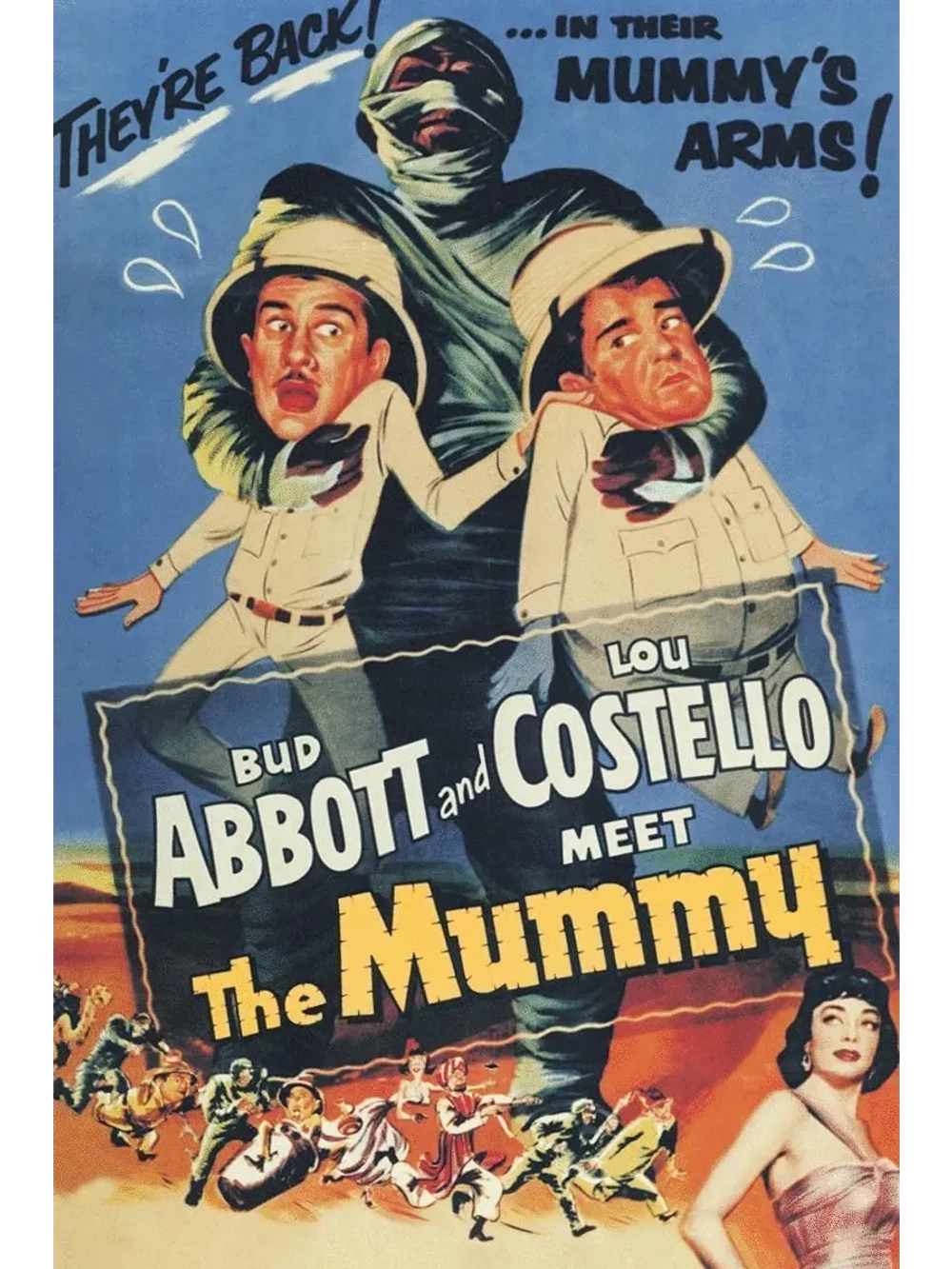 Эбботт и Костелло встречают мумию (1955) (КИНО USB)