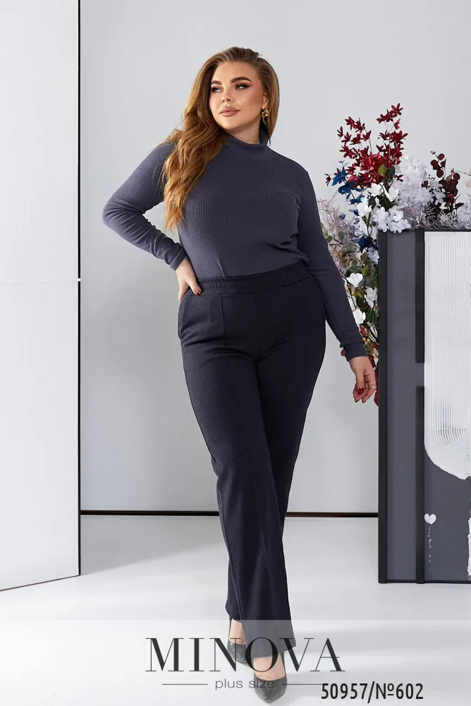Брюки 602-черно-синий Minova