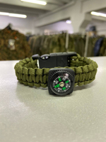Браслет выживания / олива