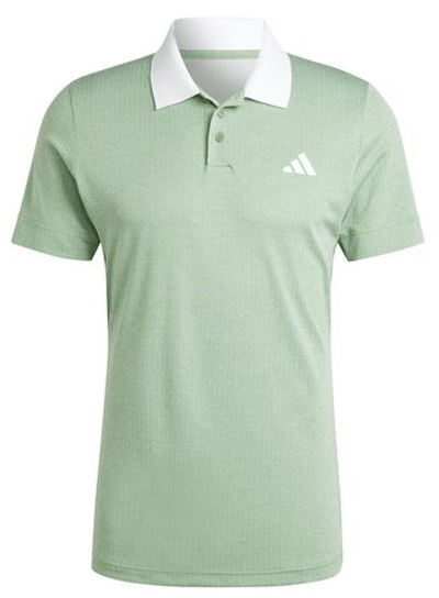 Мужское теннисное поло Adidas Club Tennis Freelift Polo Shirt - preloved green s24/white