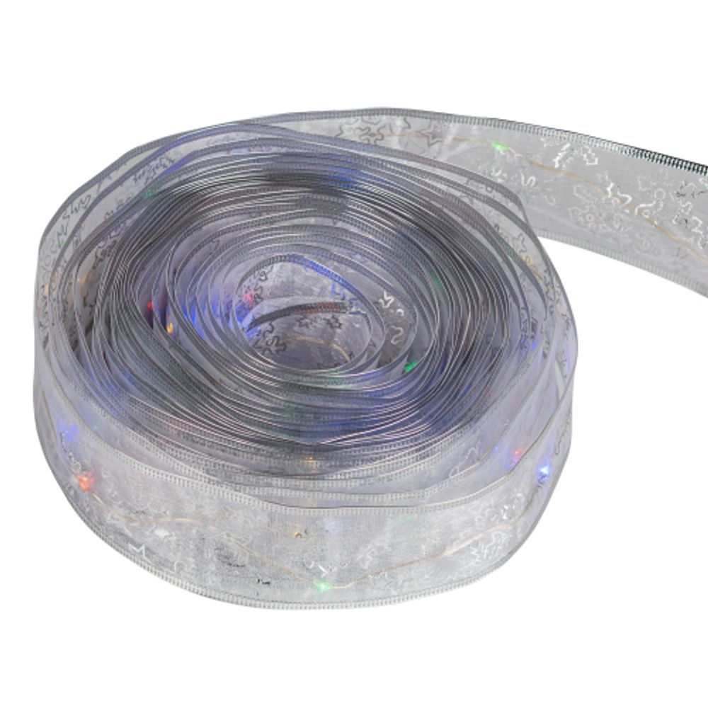 Светодиодная новогодняя гирлянда ЭРА ENIN-30M нить Лента декоративная мультиколор 3 м 60 microled IP20