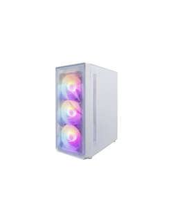 1STPLAYER FD3 White / ATX / 4x120mm LED fans inc. / FD3-WH-4F1-W