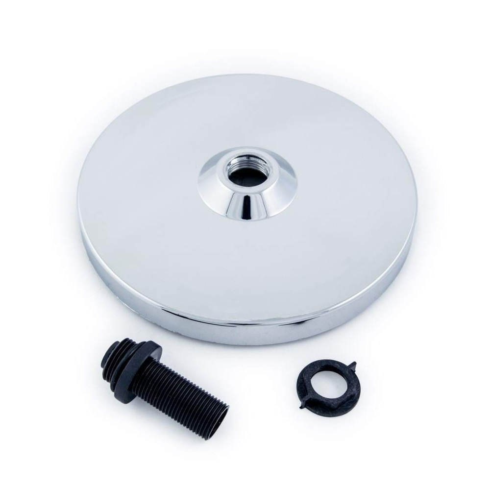 Верхний душ  Ø 20см серая + хром DC5007