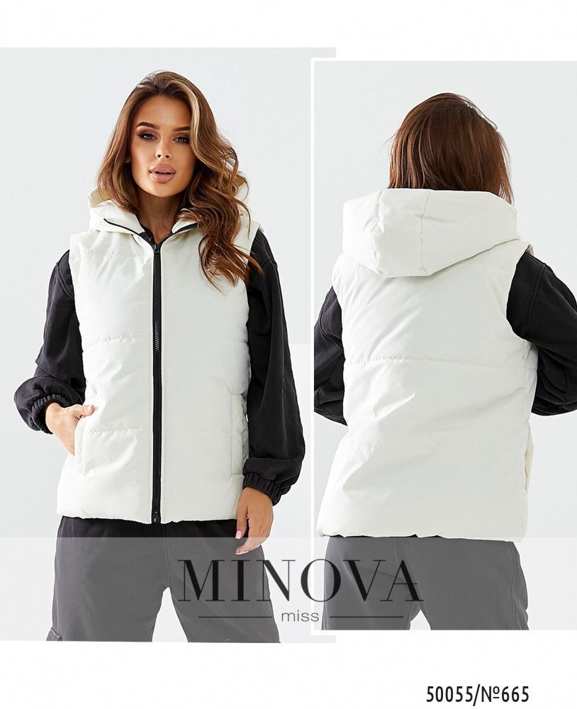 Жилет 665-молочный Minova