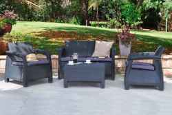 Комплект мебели Corfu Russia Set, графит