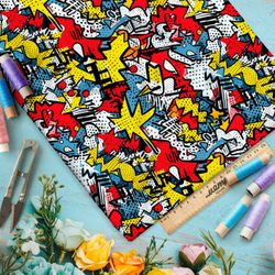 Ткань премиум атлас эклектичные формы