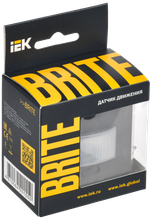 BRITE Датчик движения ДС10-1-БрГ графит IEK