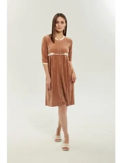 Халат велюровый для беременных в роддом