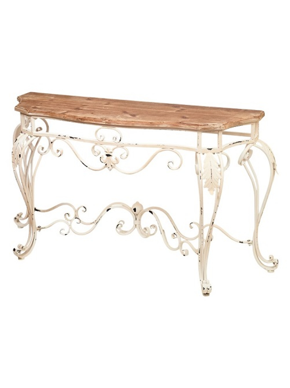 Консоль "Ажур " дерево/металл