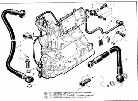 Труба к ТНВД СБ 535-07-8