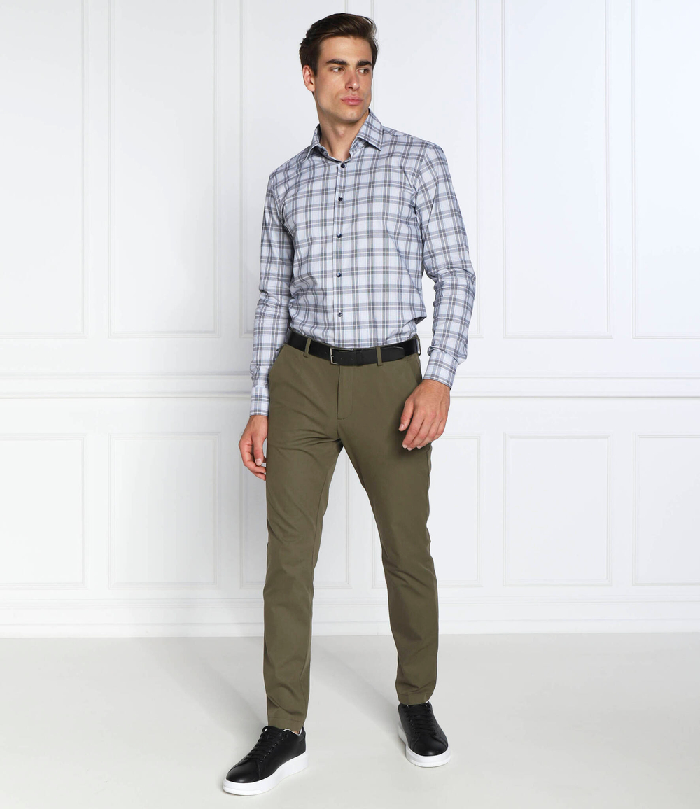 рубашка p-joe-kent-c1-222 BOSS BLACK - серый(50478805)