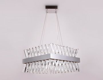 Хрустальный подвесной светодиодный светильник TR5315 CH/CL хром/прозрачный 144W 500*500*750 (Без ПДУ) Ambrella