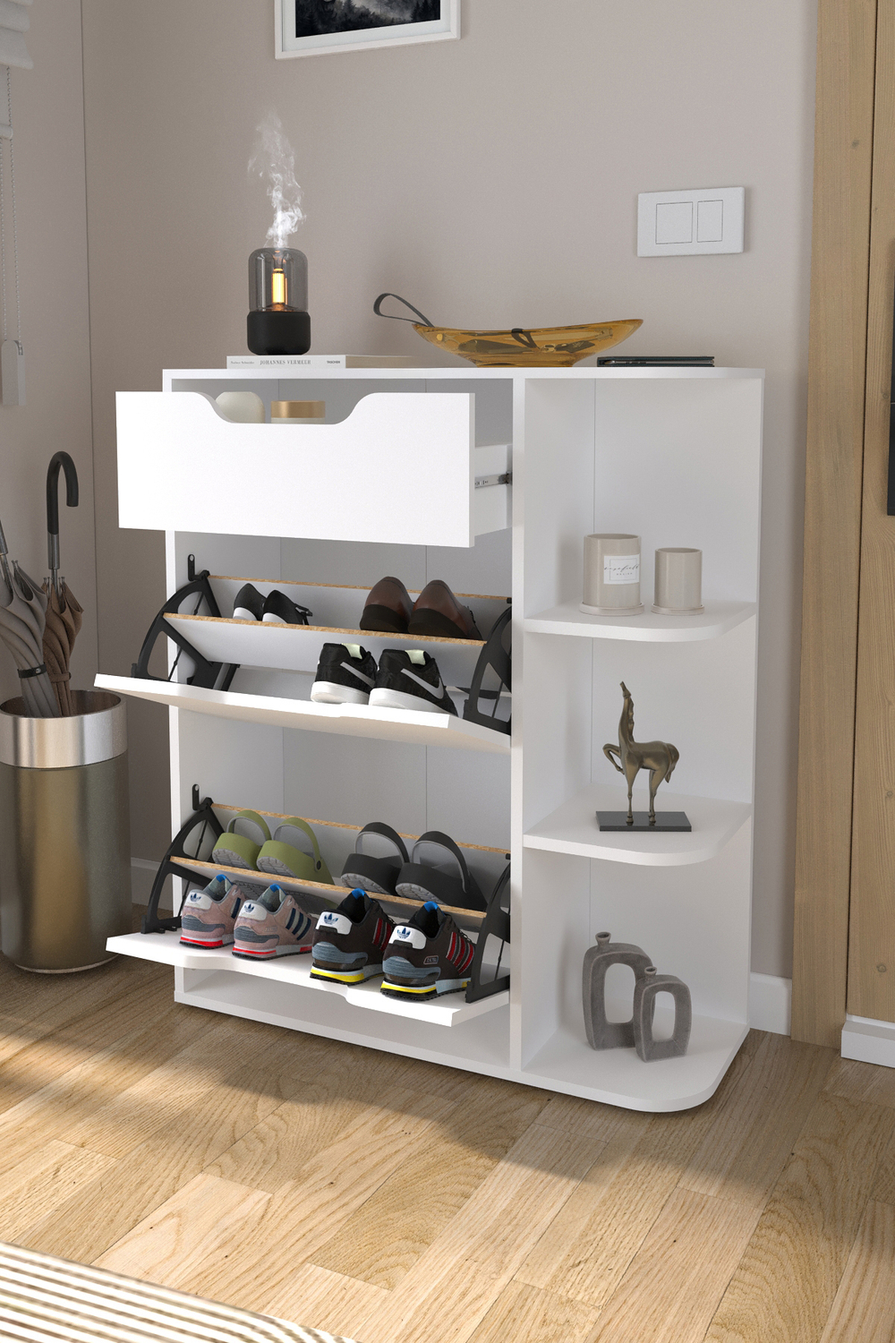 Обувница SMYRNA - белый