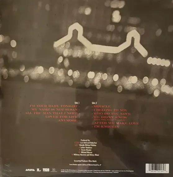 Whitney Houston – I&#39;m Your Baby Tonight - LP