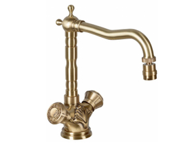 Смеситель кухонный с поворотным аэратором Bronze de Luxe 10105K