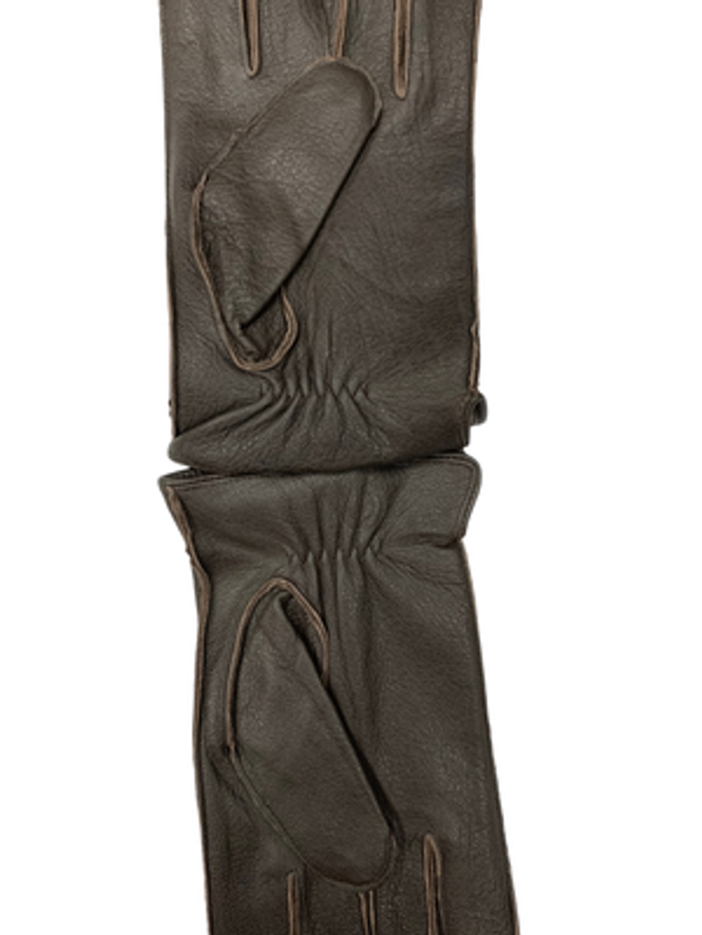 Перчатки. Мужские. Материал верха: Кожа оленя. Подклад: Трикотаж-шерсть. 5 шт в упаковке.