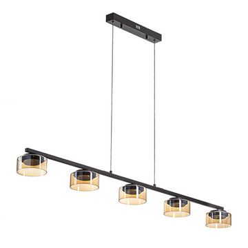 Подвесной светильник 5*GX53 CL243251 черный/прозрачный/шампань ESPACE Citilux