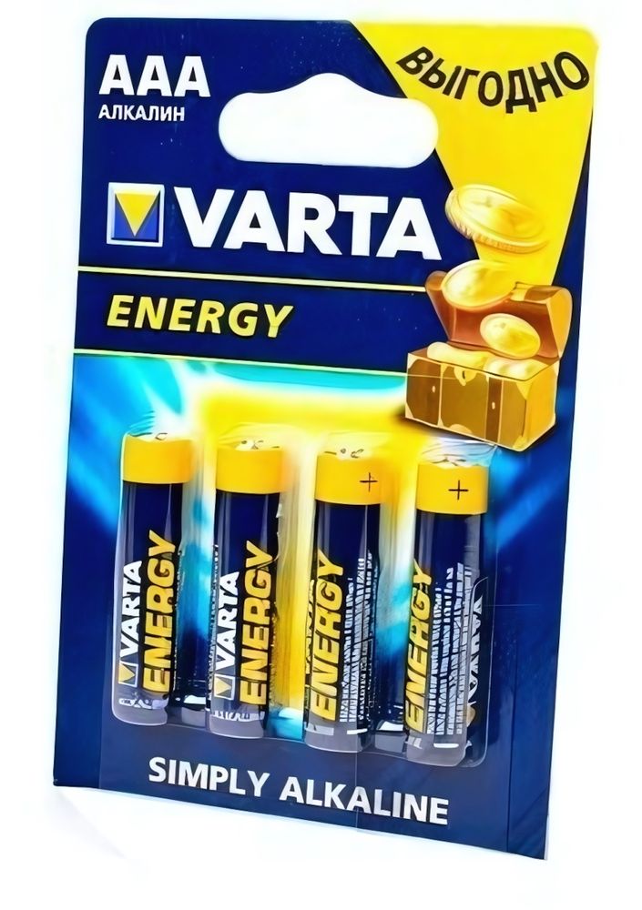 Элемент питания Varta LR03 BL/4 Longlife (комплект 4 шт)