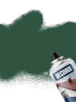 Краска для профнастила и металлочерепицы RAL 6005 Зеленый мох аэрозольная DECORIX - глянцевая краска в баллончике 520 мл