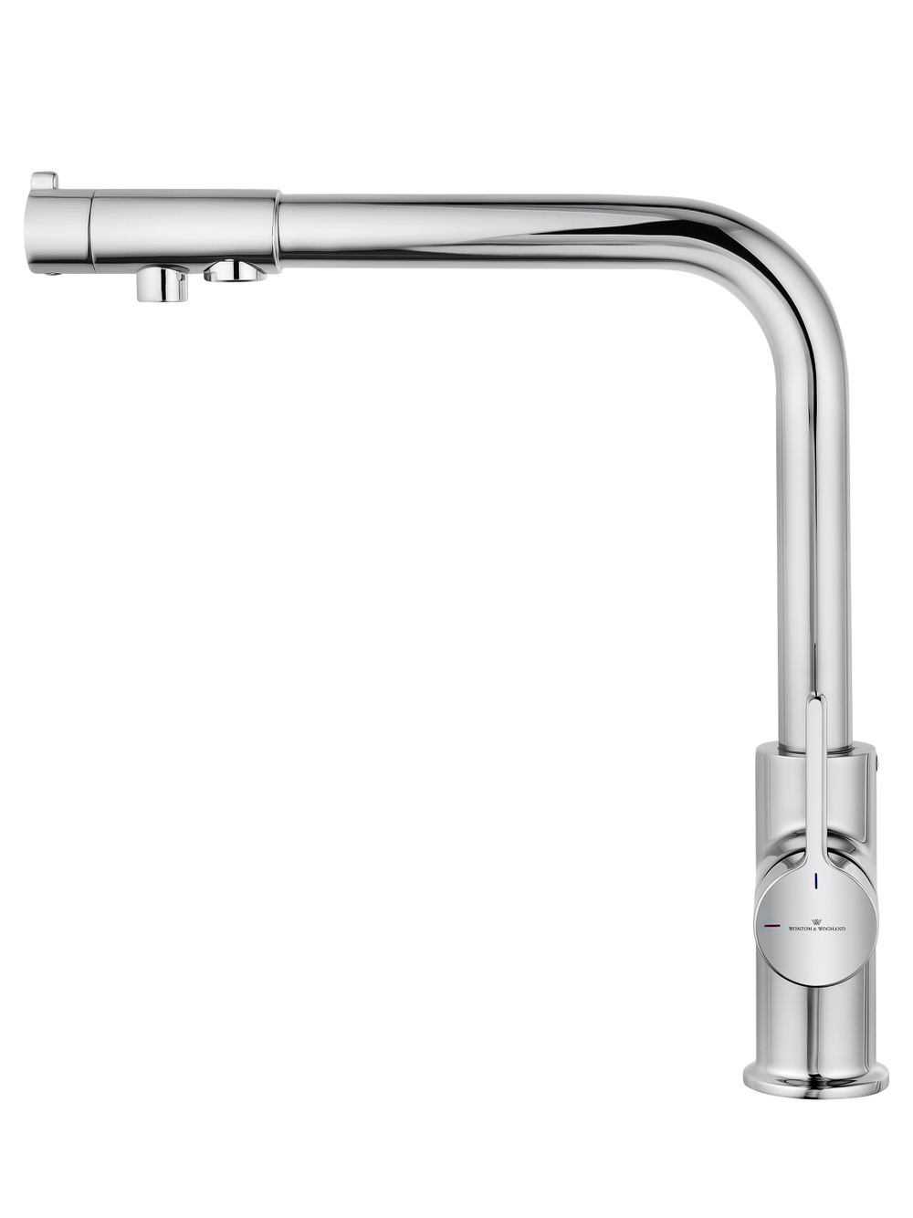 Смеситель для кухни c подключением фильтра WONZON & WOGHAND, Хром (WW-88458008-CR)