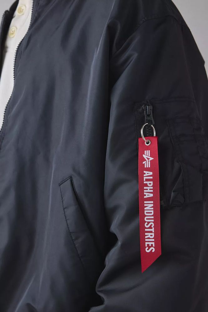 Бомбер Alpha Industries Logo L-2B Hunter Relaxed Black (Черный)