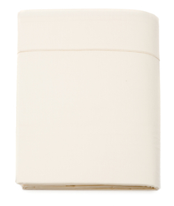 Простыня прямая 280x320 Blanc des Vosges сатин сливочная Франция