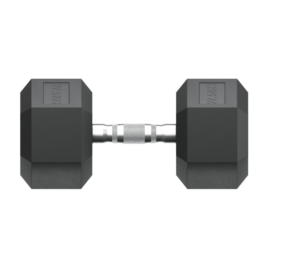 Гантель гексагональная UNIX Fit обрезиненная 30 кг / шт.