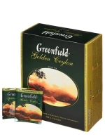 ГРИНФИЛД Голден Цейлон (Greenfield – Golden Ceylon), черный, 100пак/1шт