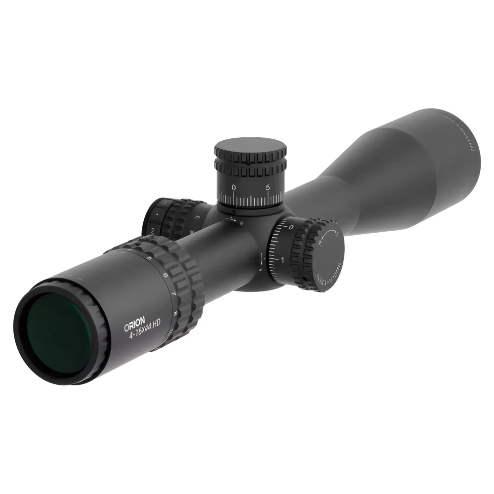 Оптический прицел Vector Optics ORION PRO MAX 4-16x44 HD SFP (SCOL-62) вид сзади с крышкой объектива