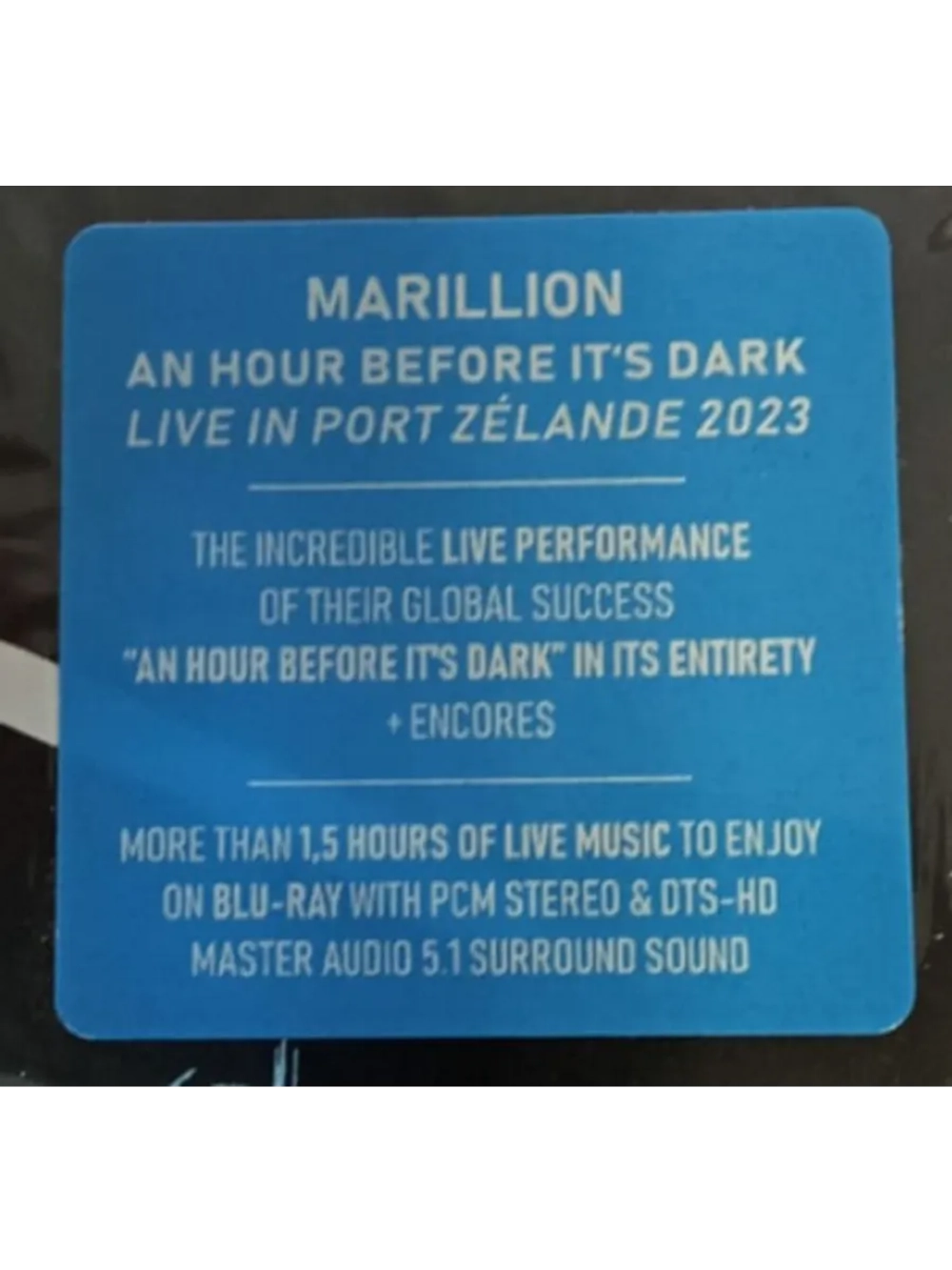 Marillion — An Hour Before It's Dark Live In Zelande 2023