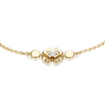 Браслет «Клевер. Незабываемые моменты» из лимонного золота c бриллиантами Артикул: 05-0695-00-101-1121