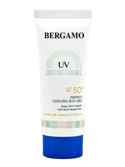 Bergamo Perfect Cooling Sun Gel SPF50+PA++++,Охлаждающий солнцезащитный гель 70 мл