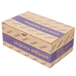 Замок врезной Омега, ЗВ7, 00-00000592, ручка в комплект, цилиндровый, серебр