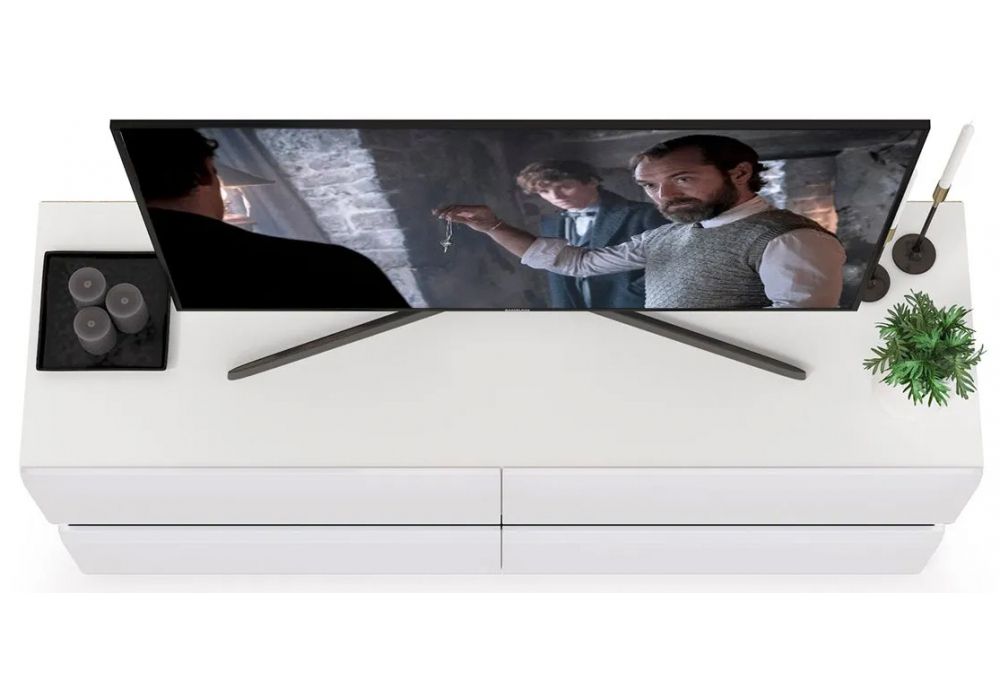 Модульная гостиная Сейдиль белый премиум / черный / белый глянец комплектация 2