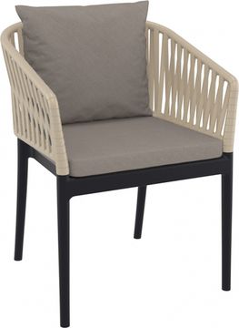 Кресло пластиковое с подушками Portofino