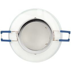 Светильник встраиваемый влагозащищенный ЭРА WR1 WH под лампу MR16 GU5.3 белый | 