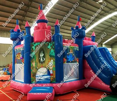 Коммерческий надувной батут "Волшебный замок", 5*4*4 м