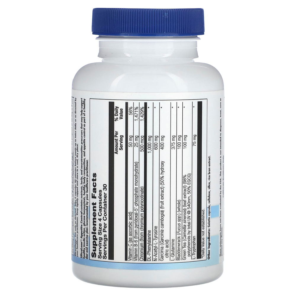 Nutra BioGenesis, Ultra Lean, контроль аппетита, 120 капсул