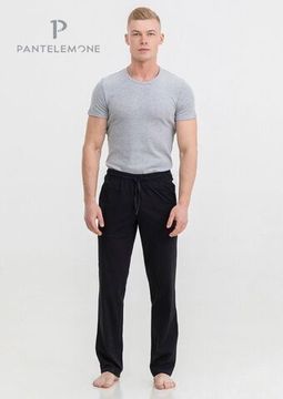 Брюки мужские для больших мужчин Pantelemone PDBB-021, черный (62)