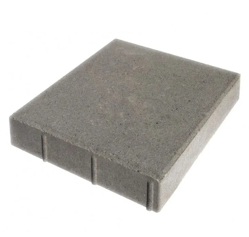 Брусчатка Квадрат 500x500x80 мм серый