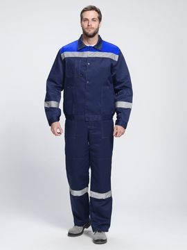 Костюм "Лигор-2" СОП полукомбинезон (т.синий/василек)