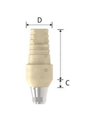 Easy-Pick абатмент с шестигранником