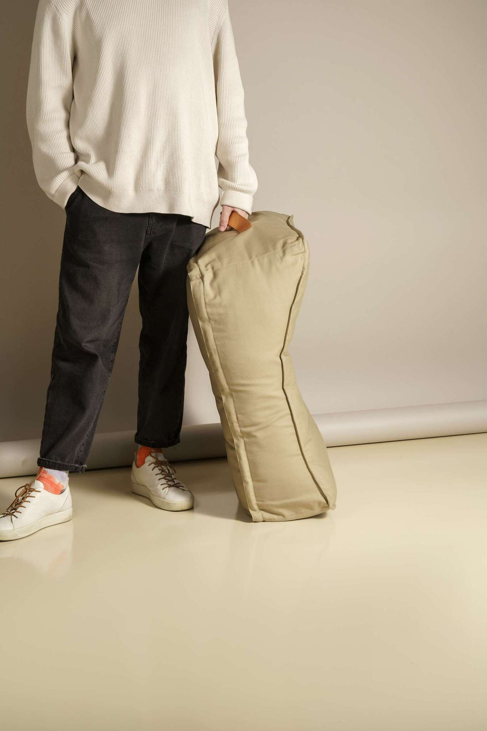 Лежанка "Пони-трамплини" Бежевая