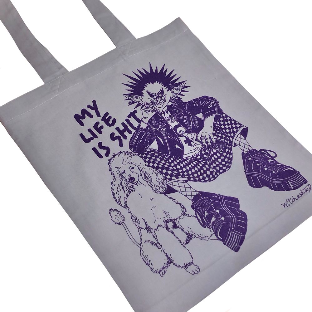 Шоппер Comradonna Art MLIS WitcheshooD серый