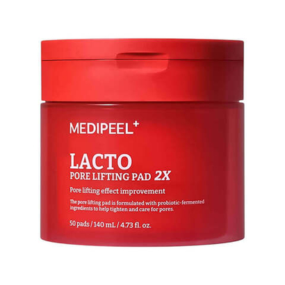 Medi-Peel Lacto Pore Lifting Pad 2Х очищающие пэды с коллагеном и бифидобактериями для нормализации работы сальных желез