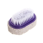 Пемза для ног «Pedicure», со щеткой, форма овал, цвет в ассортименте, 6,5*4, 31гр✦