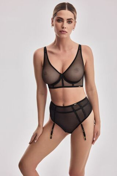 Бюстгальтер Sono из сетки (Размер: 70D) (Цвет: черный)